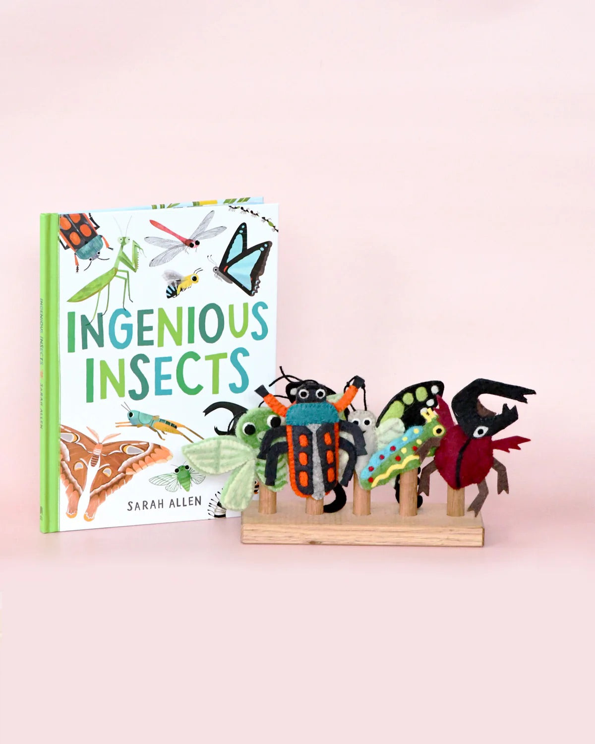 Ingenious Insects Book and Finger Puppet Set