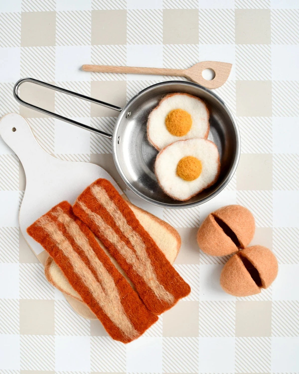 Bacon and Eggs Play Food Set