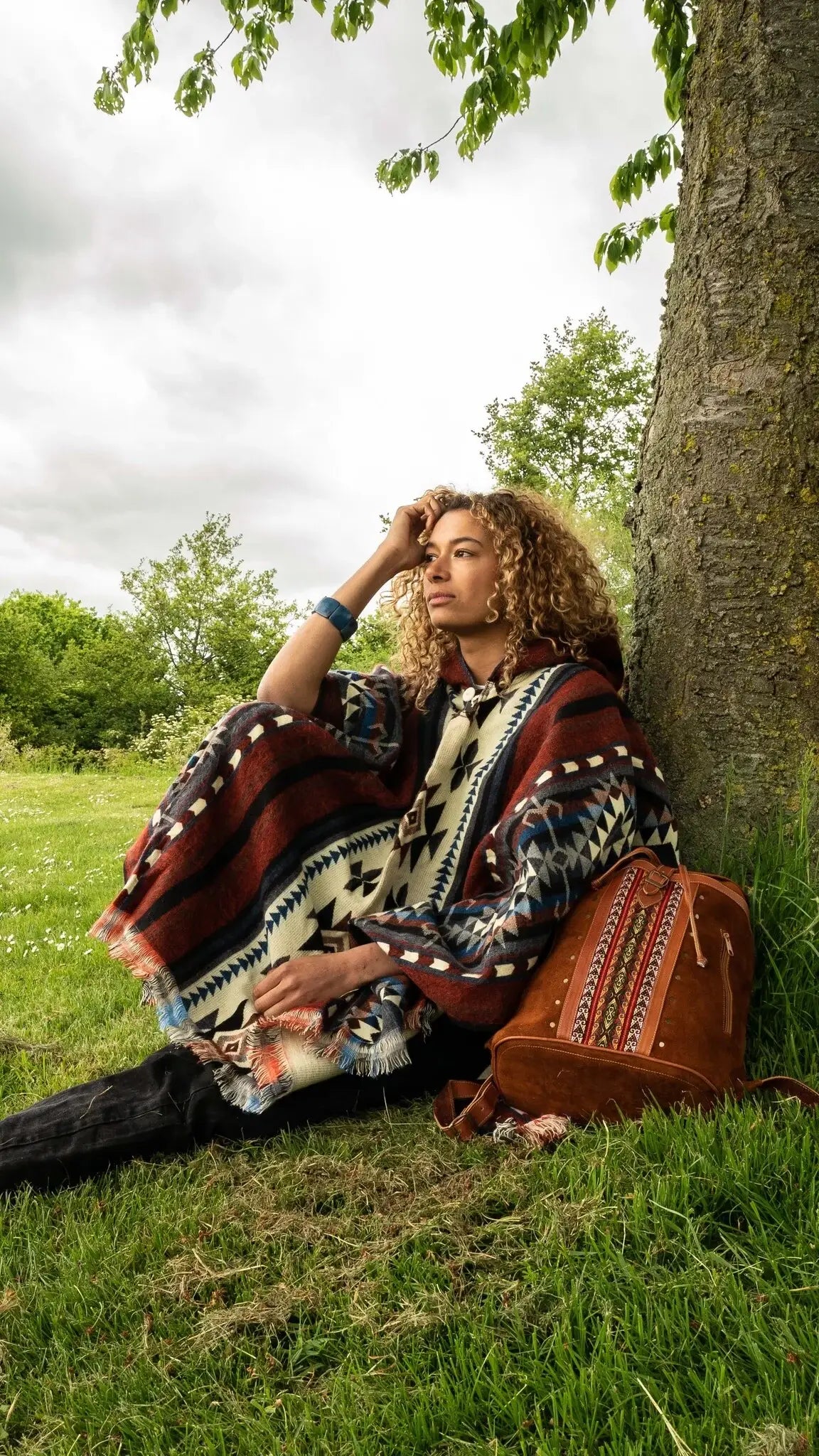 Poncho Quichua Brown