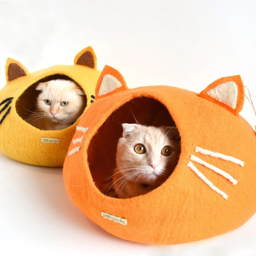 Cat Cave - Cat Head Orange