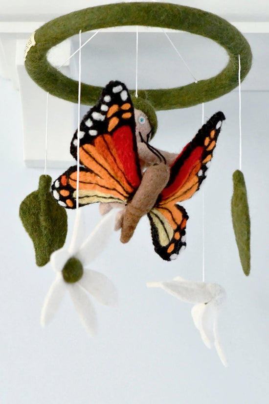 May Gibbs - Gumnut Baby with Butterfly Mobile