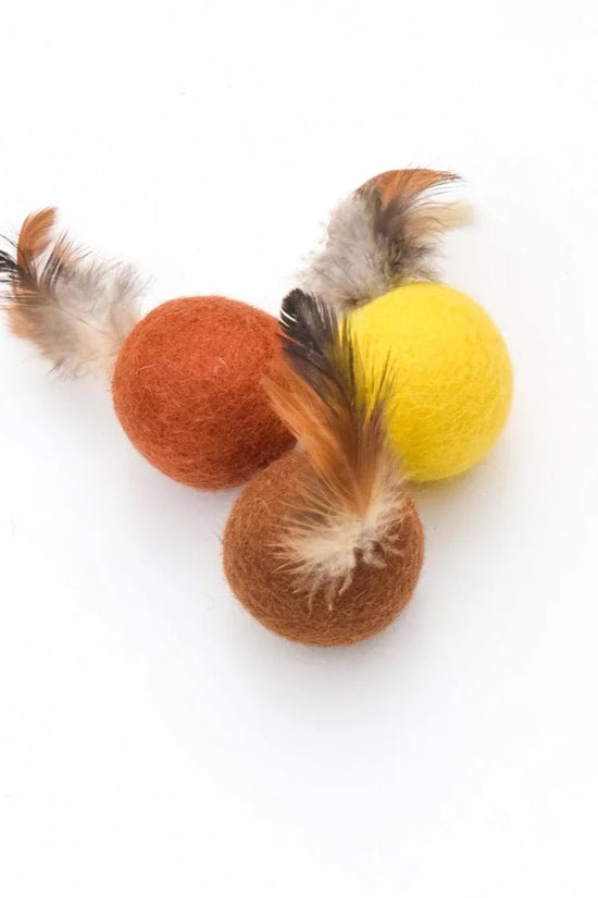 Feather Ball - Earthy Tones