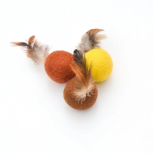 Feather Ball - Earthy Tones