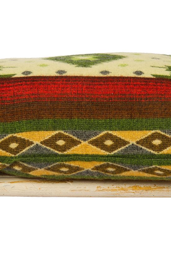 Alpaca Pillow COVER ONLY - Quilotoa Green - 40x60cm