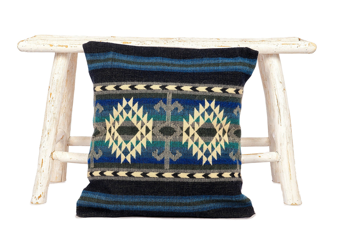 Alpaca Pillow COVER ONLY - Cotopaxi Blue - 50x50cm