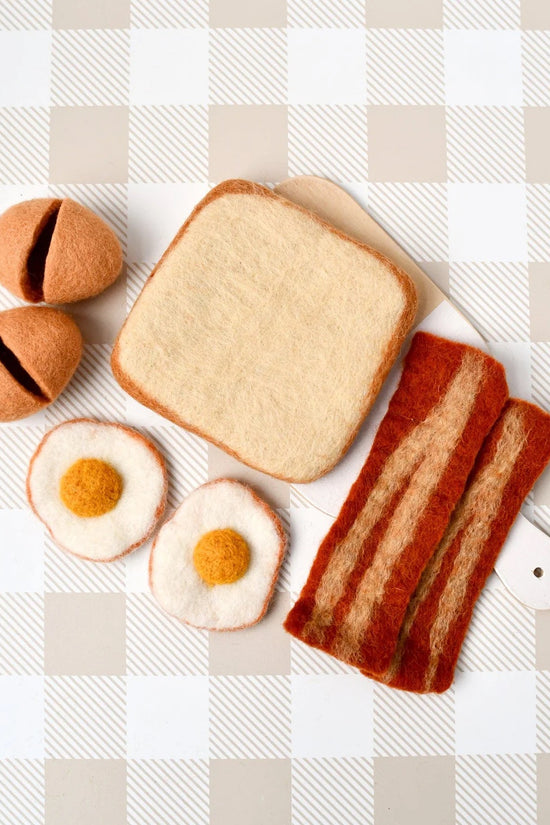 Bacon and Eggs Play Food Set
