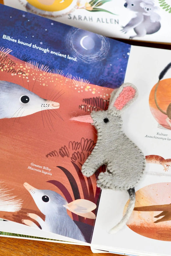 Jumping Joeys Book and Finger Puppet Set