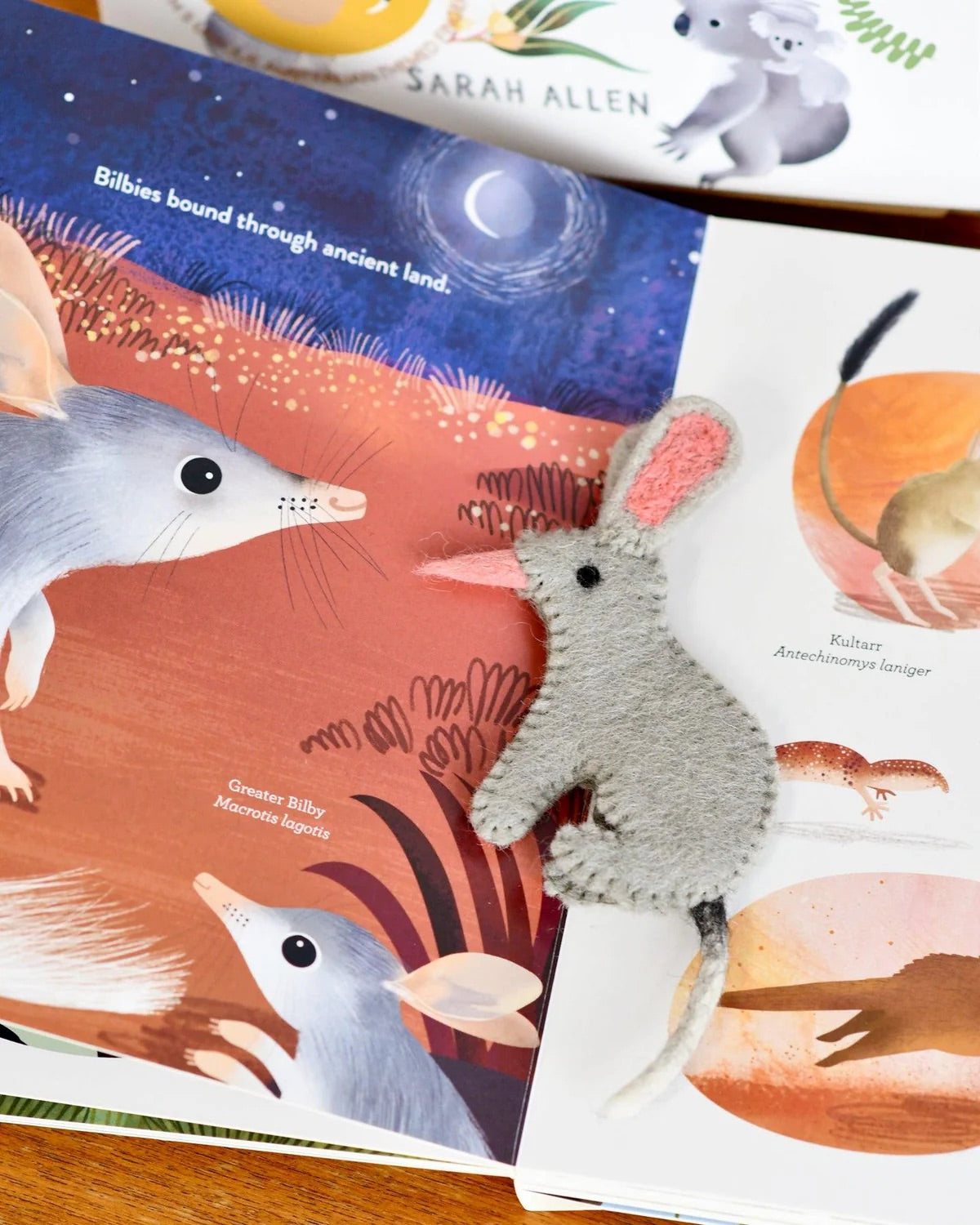 Jumping Joeys Book and Finger Puppet Set