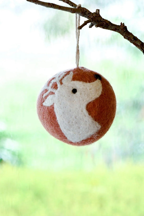 Wool Christmas Bauble