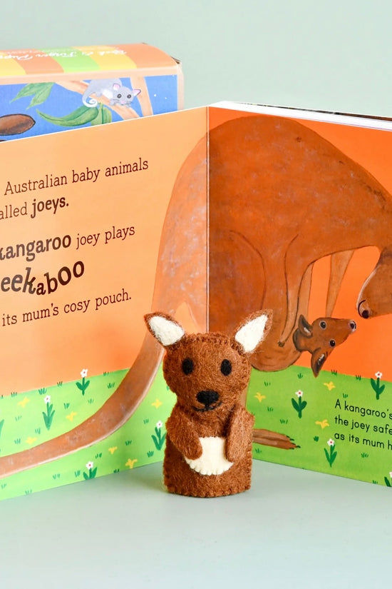 Storybook with Animal Finger Puppets