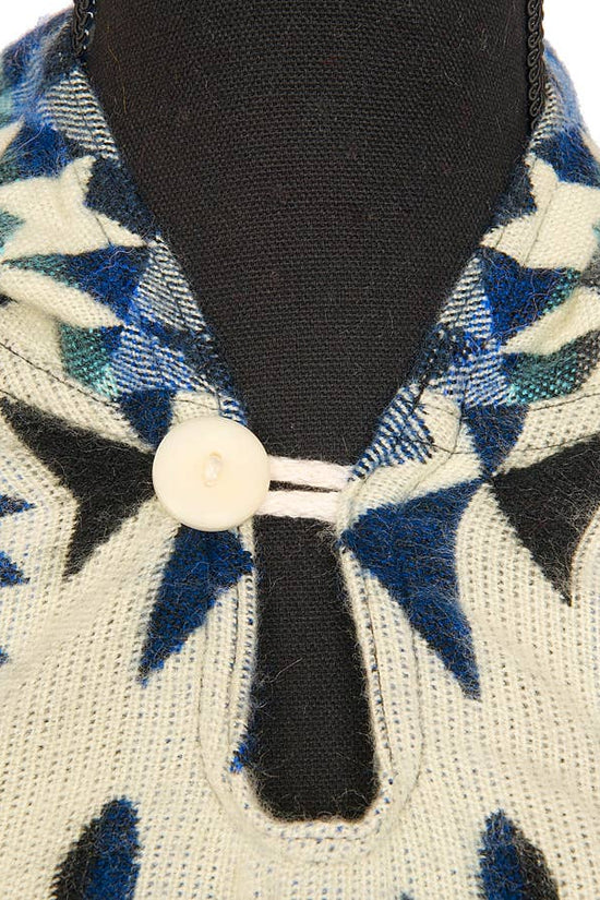 Poncho Shuar Blue