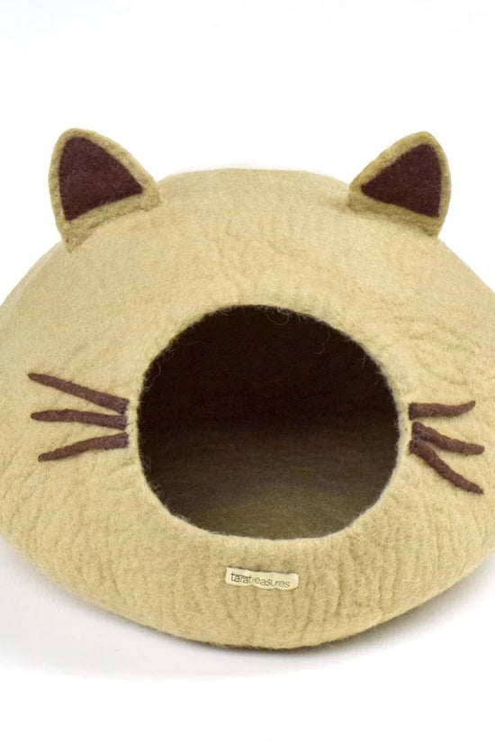 Cat Cave - Cat Head Light Brown