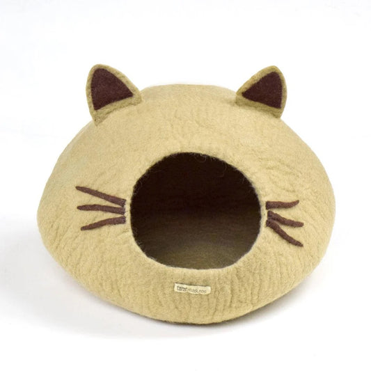 Cat Cave - Cat Head Light Brown