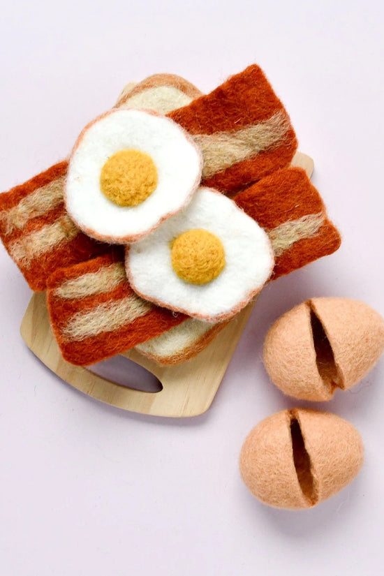 Bacon and Eggs Play Food Set