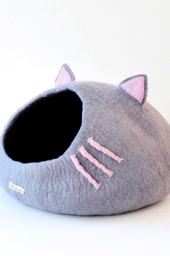 Cat Cave - Cat Head Light Grey
