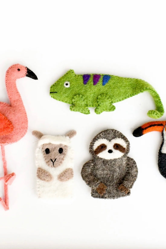 Finger puppets - Rainforest Animals