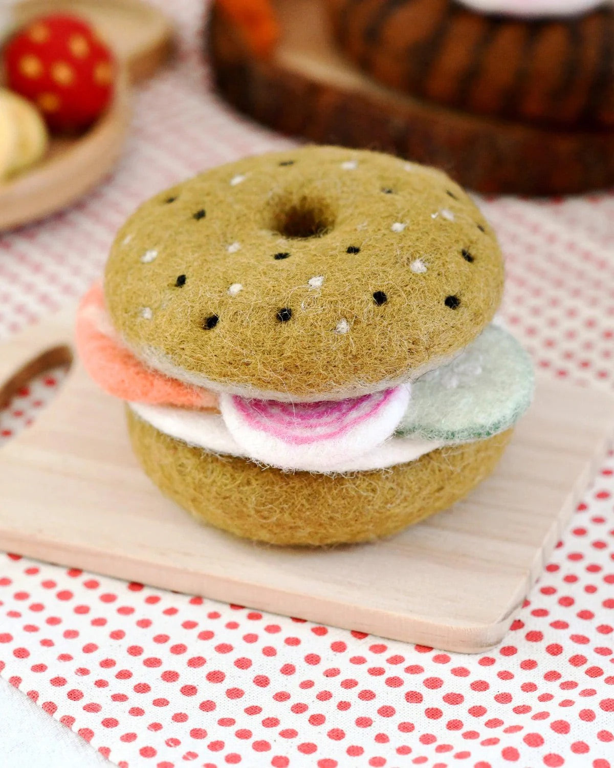 Bagel Stack Play Food Set