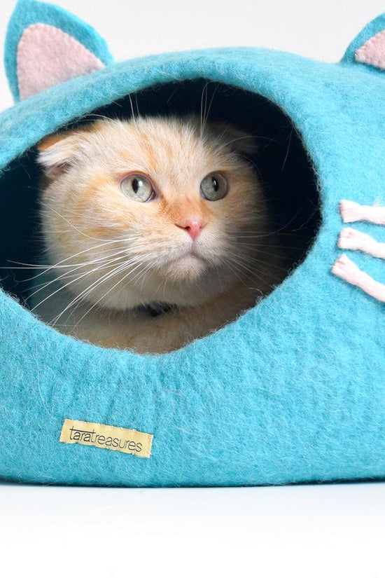 Cat Cave - Cat Head Blue