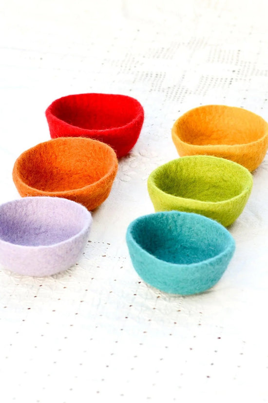 Mini Felt Bowls - Various Colours