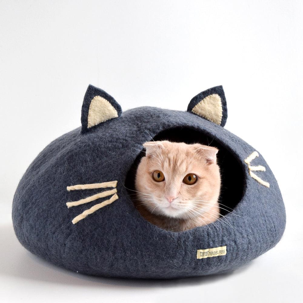 Cat Cave - Cat Head Dark Grey (Standard)