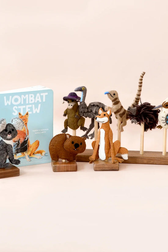 Wombat Stew Finger Puppet Set