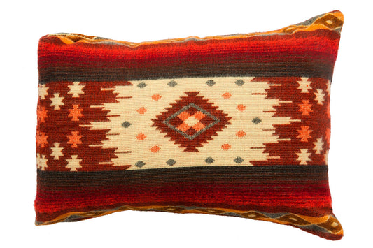 Alpaca Pillow COVER ONLY - Quilotoa  Red - 40x60cm