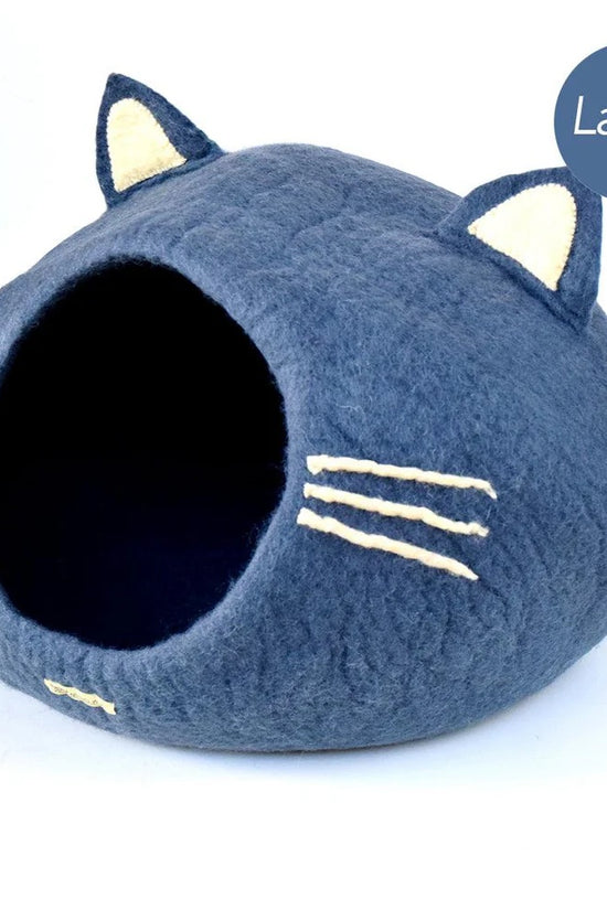 Cat Cave - Cat Head Dark Grey (Large)