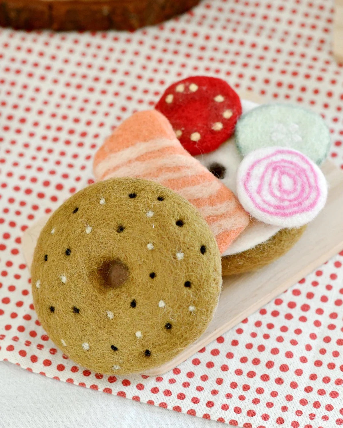 Bagel Stack Play Food Set