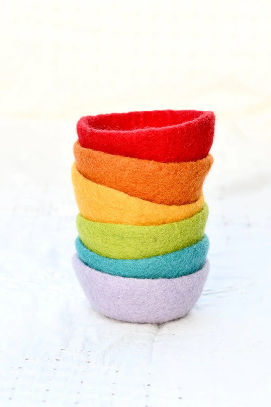 Mini Felt Bowls - Various Colours
