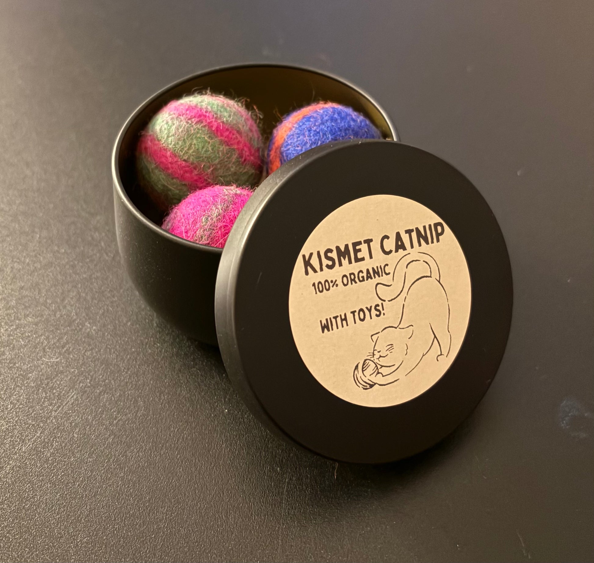 Interactive Swirly Balls with Catnip