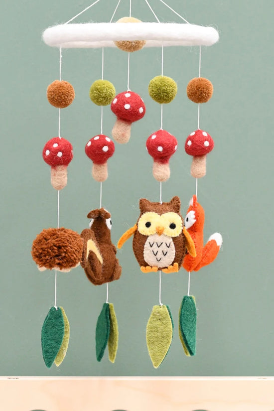 Woodland Creature Felt Mobile