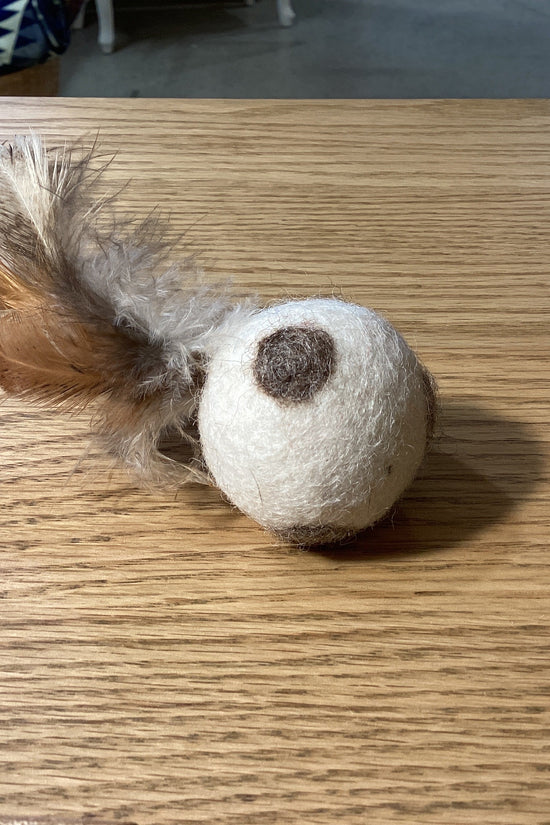 Feather Ball with Dots