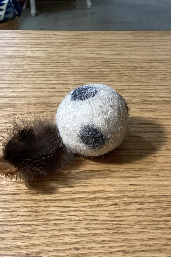 Feather Ball with Dots