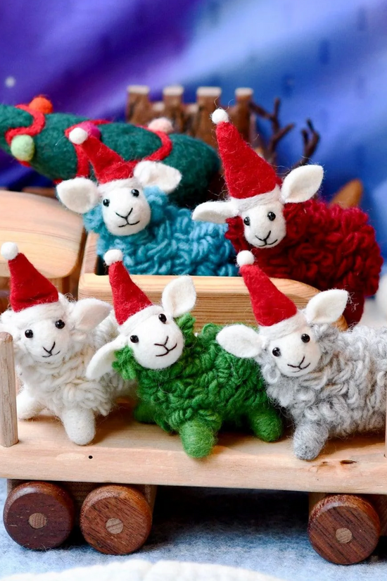 Christmas Sheep Ornaments