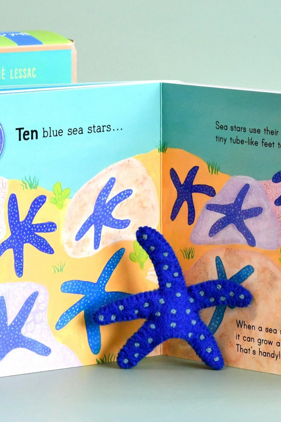 Sea Life Book and Puppet Set