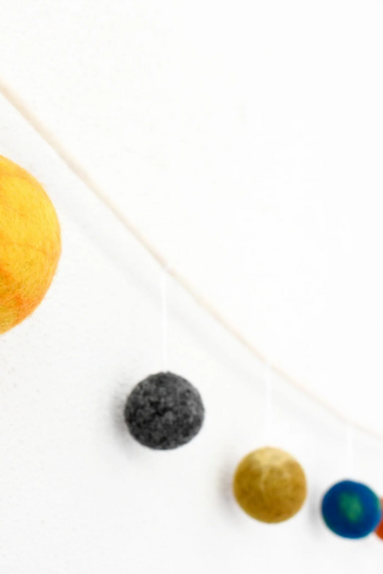 Felt Solar System Garland