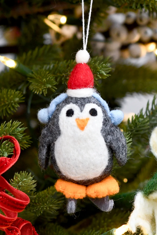 Felt Christmas penguin