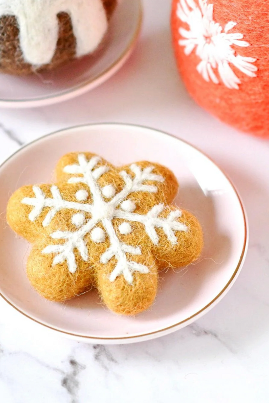 Felt Snowflake Cookie