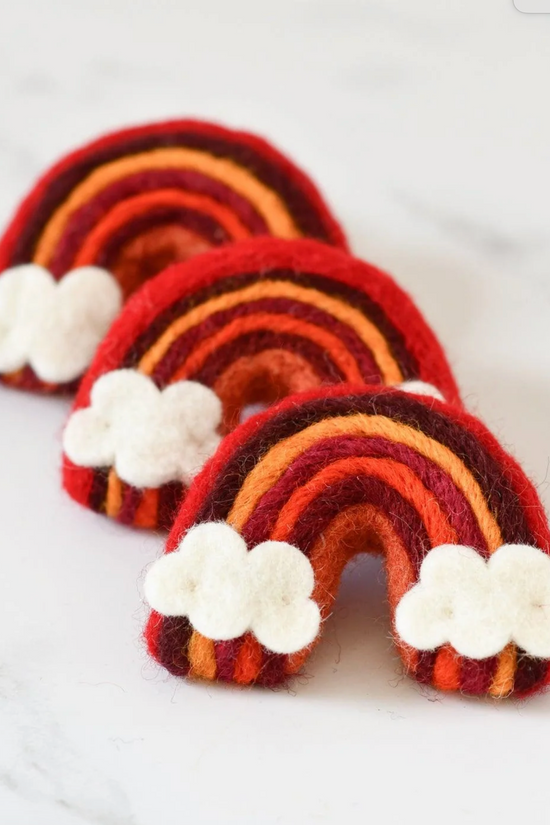Red Felt Rainbow