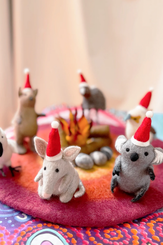 Festive Christmas Kangaroo Ornament