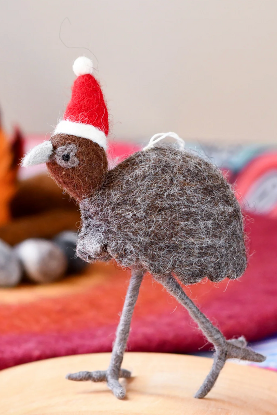 Wool Christmas Native Friends Ornament Set