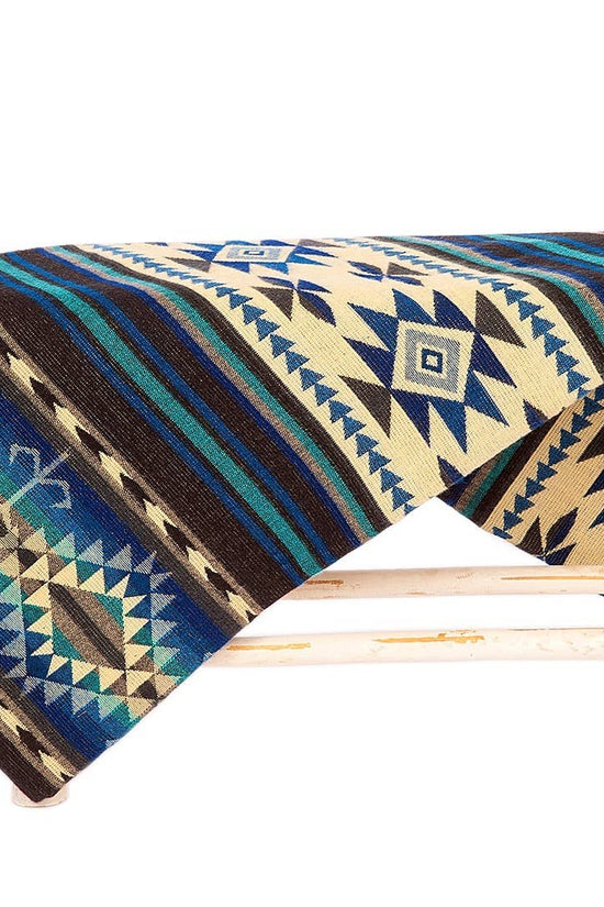 Felt Blue Alpaca Native Blanket