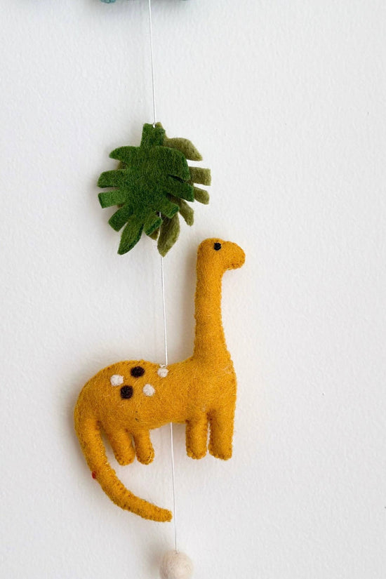 Felt Garland - Jurassic Dinosaur: Vertical