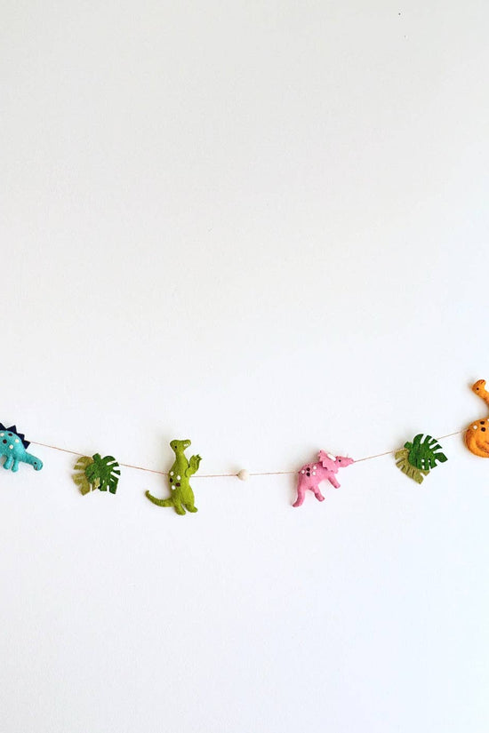 Felt Garland - Jurassic Dinosaur: Vertical