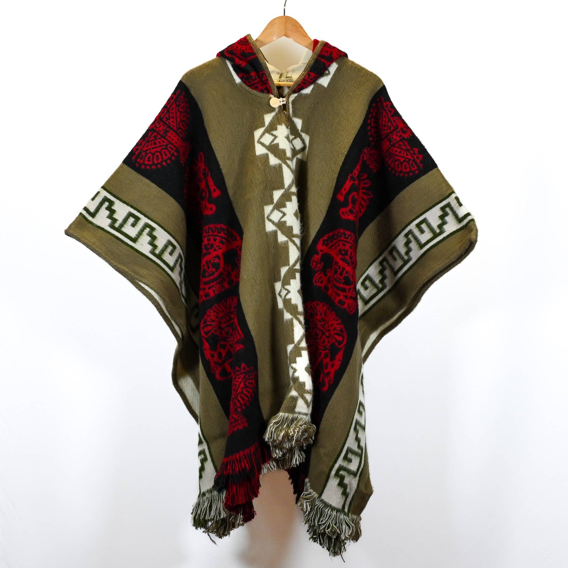 Poncho Inca Brown - Café