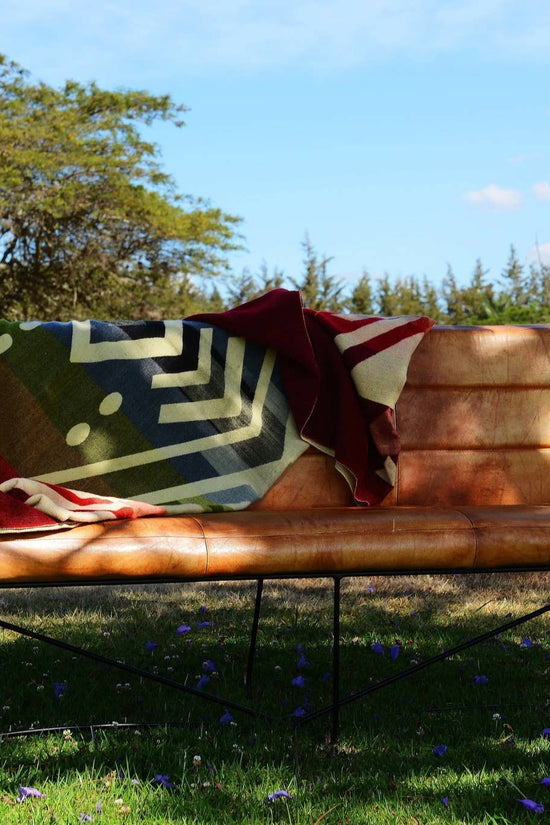 Imbabura Red Alpaca Native Blanket