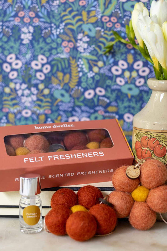 Flower Garden Wool Felt Flower Fresheners