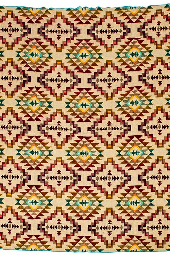 Handcrafted Alpaca Native Blanket Chimborazo Pink