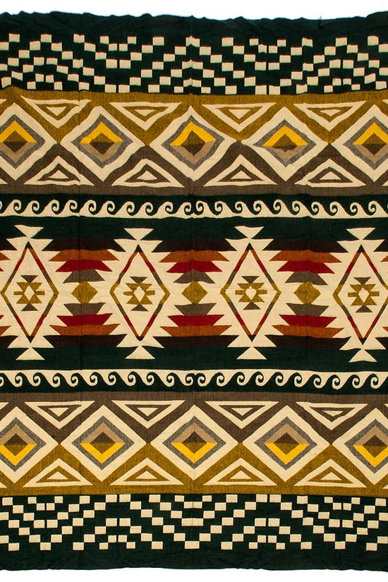 Alpaca Blanket - Cayambe Green - 190x225cm