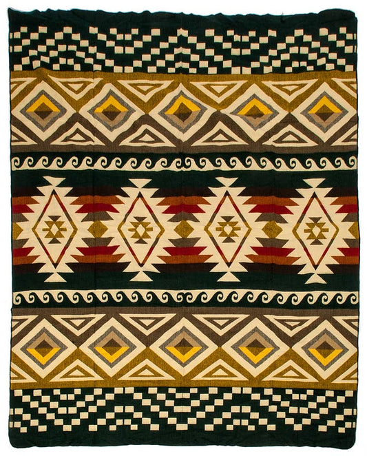 Alpaca Blanket - Cayambe Green - 190x225cm